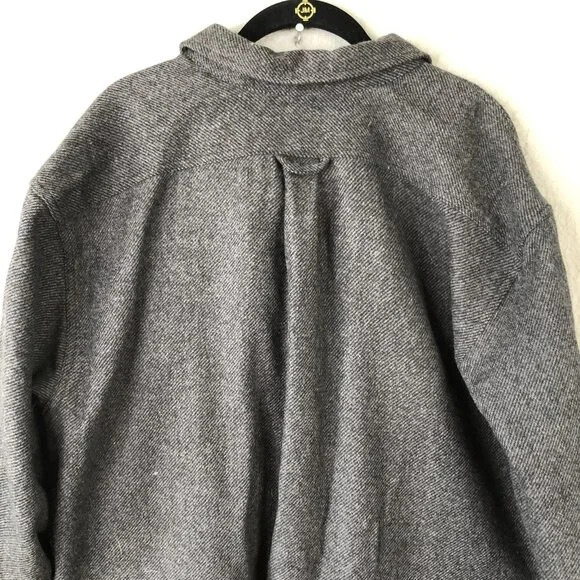 Filson Shirt Jacket Mens 2XL Gray Wool Blend Button Up Seattle Workwear Outdoor - Picture 10 of 15